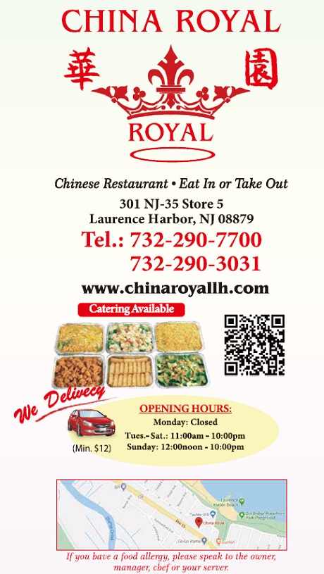 China Royal Chinese Restaurant in Laurence Harbor Coupon